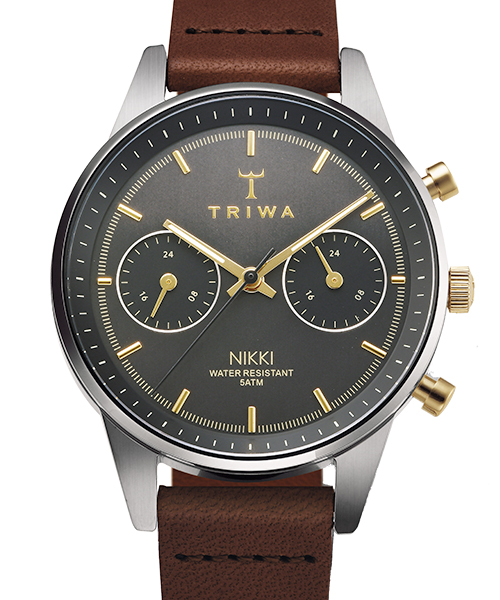 NIKKI | TRIWA SMOKY NIKKI DARK BROWN CLASSIC SUPER SLIM NKST103