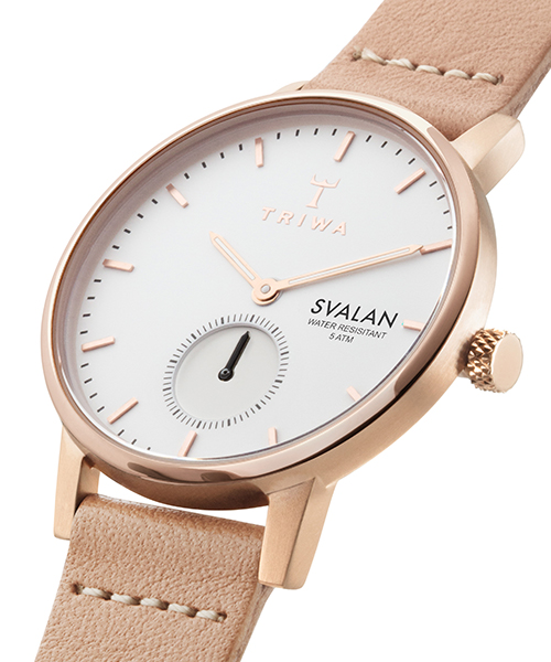 SVALAN | TRIWA ROSE SVALAN TAN CLASSIC SUPER SLIM SVST104-SS010614