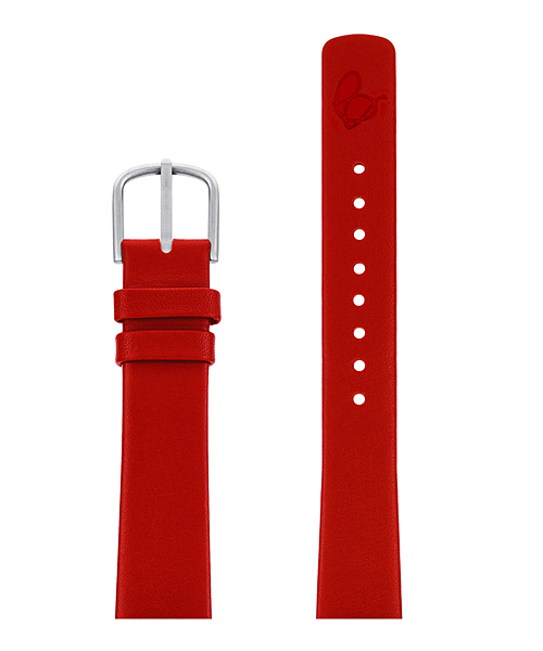 WATCH | ARNE JACOBSEN Watch Leather Strap Red × Silver | 腕時計の