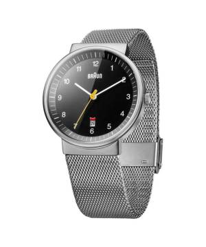 BRAUN WATCH BLACK~SILVER MESH BN0032BKSLMHGiuErv ubN~Vo[bVxgj