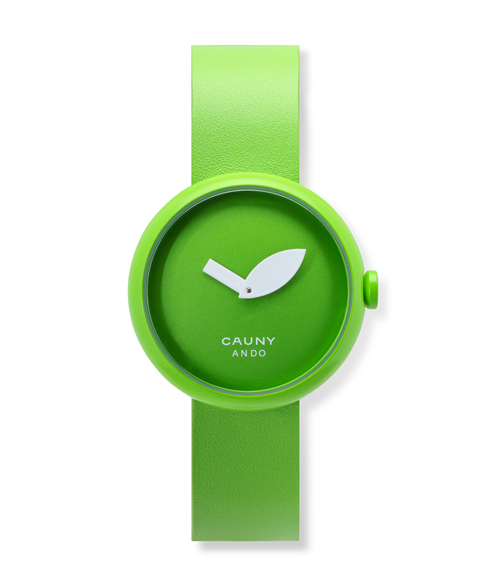 安藤忠雄デザイン時計CAUNY CTA001 (Small) 定価34650円 Green | CAUNY/カウニー 安藤忠雄 メンズ レディース ユニ