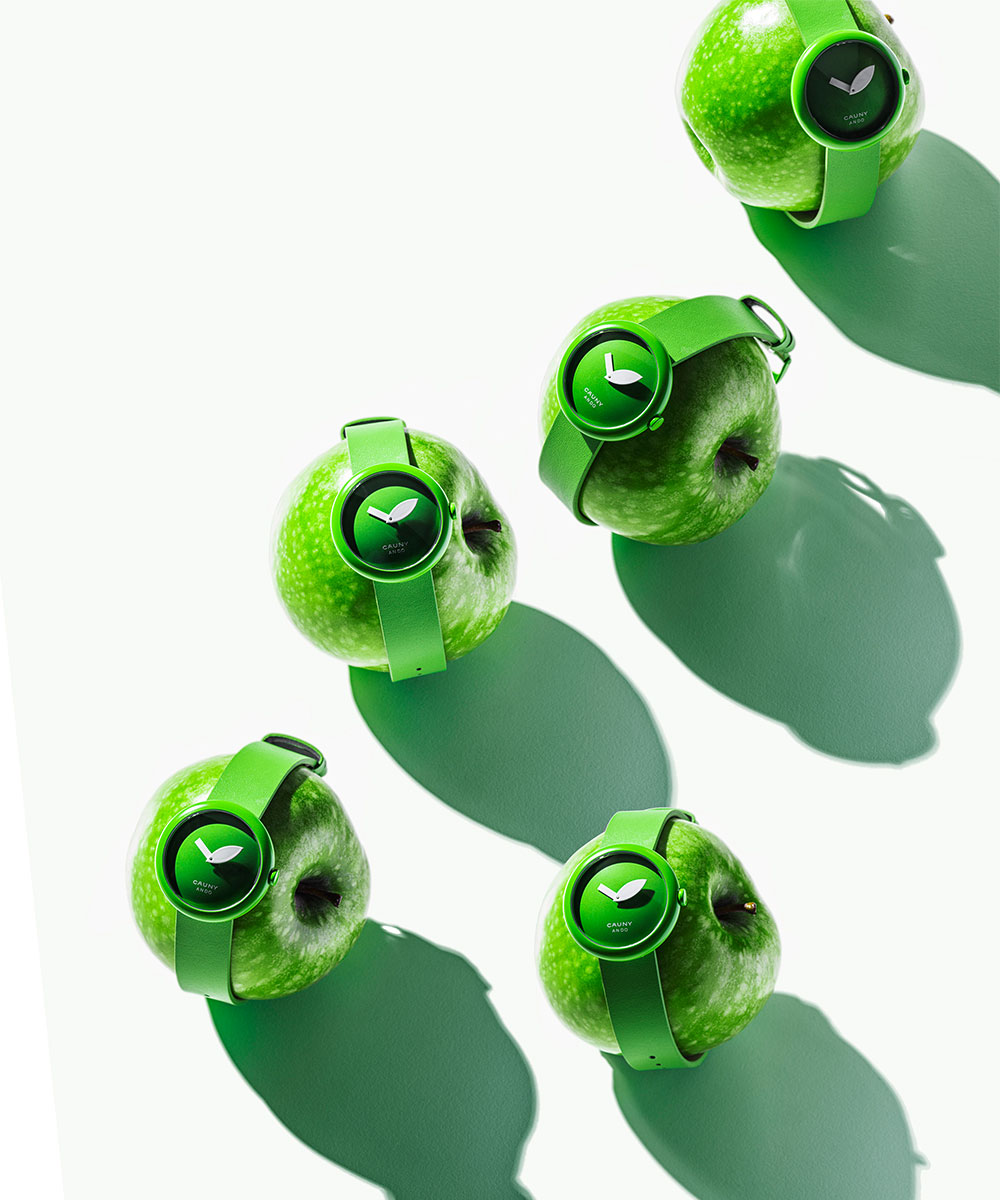 新品）安藤忠雄デザイン腕時計 CAUNY グリーン（ラージ） COLOR | CAUNY/カウニー 安藤忠雄 メンズ レディース ユニセックス