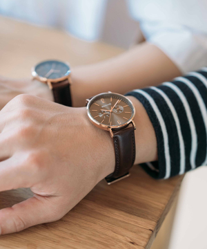 �l�C�J���[�̃x�[�����O�y�A�E�H�b�`2�{�Z�b�gBERING Changes BrownGray�~RoseGold 14240-369 14236-369�i�x�[�����O �y�A�E�H�b�`�r���v �`�F���W�Y �u���E���O���[�~���[�Y�S�[���h�j