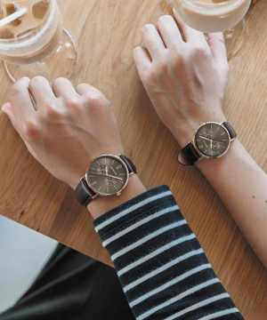 �l�C�J���[�̃x�[�����O�y�A�E�H�b�`2�{�Z�b�gBERING Changes BrownGray�~RoseGold 14240-369 14236-369�i�x�[�����O �y�A�E�H�b�`�r���v �`�F���W�Y �u���E���O���[�~���[�Y�S�[���h�j