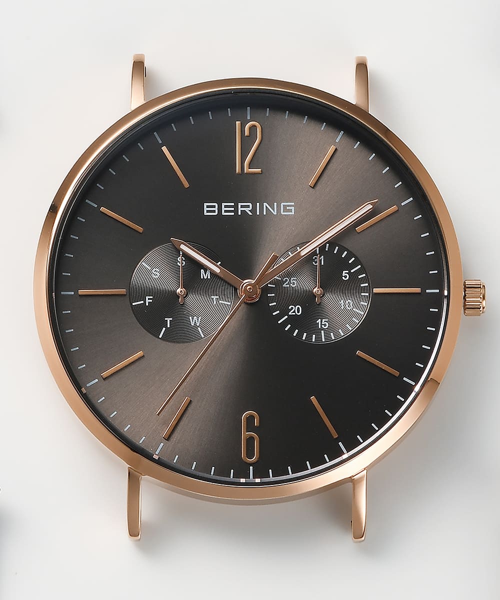 BERING/ベーリング ペアウォッチ腕時計 チェンジズ ブラウングレー
